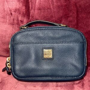 Dooney & Bourke Navy Leather Crossbody Bag